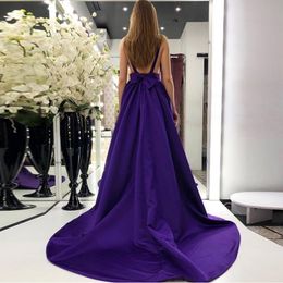 Elgeant Girl Prom Dresses 2021 Off Shoulder Short Sleeves Lace Applique Evening Gowns with Ribbon Sweep Train African Gowns 2021