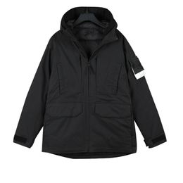 2021FW Mens Parka giacche da uomo giacca a vento con cappuccio caldo moda casual piumino invernale con cappuccio sottile Cappotti medi e lunghi