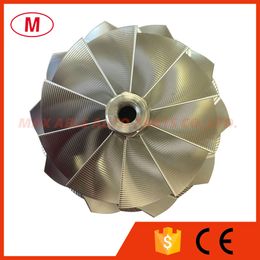 G42-1200 COMPACT 374402/28072 73.36/91.02mm 10+0 blades Turbocharger Turbo Billet compressor wheel/Point Milling wheel for 879779-0001/879779-0002 Cartridge/CHRA/Core