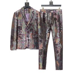 Mens Suits Blazers 2021 Fashion Designer Mens Suits Blazers Cost For Man Classic Casual floral print Long Sleeve Men SlimSuit Blazer Coats Autumn Winter Stlye