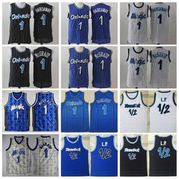 Men Basketball Penny Hardaway Jersey Tracy McGrady LP Anfernee Mohamed Bamba Vintage Stitched Black Blue White High Quality Sale