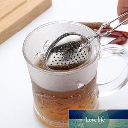 Factory price expert design Quality Stainless Steel Tea Leak Slag Funnel Round Side Single Net Filter Teapot Loose Tea Leaf