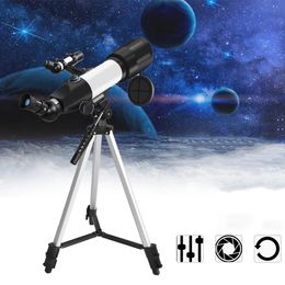 Professional 14X-117X Astronomical Telescope 350m Focal Length 360° Rotation Monocular Students Children's Scientific Experiment