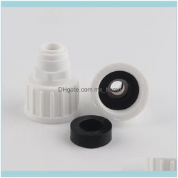 Equipments Supplies Patio, Lawn Home & Garden10Pcs 1/4 3/8 Pe Pipe Connector 3/8Female Thread Reverse Osmosis Ro Water System Fitting Garden