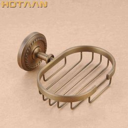 Fashion antique brass soap holder,Pure copper bathroom soap basket bathroom accessories YT-12290 211119