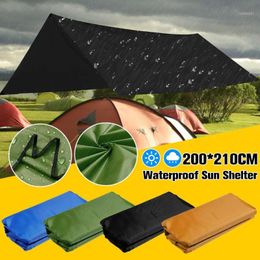 Палатки и укрытия 200x210cm PU3000 Outdoor Ultralight Tarp Sun Shelst