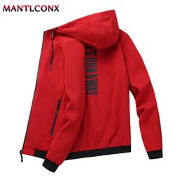 MANTLCONX Youthful Men's Jacket Male Casual Streetwear Men Zipper Pockets Hooded Jacket Coat Men's Clothing Plus Size 5XL 211103