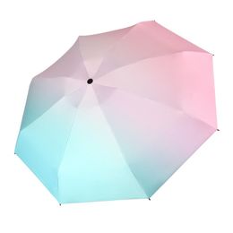 Mini Uv Protection Umbrella Folding Parasol Sunshade Pocket Portable Windproof Women Rain Automatic Umbrellas