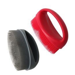 Silicone bath massage brush ball cleaning back rubbing household Hotel spare tools HH0088SY