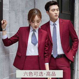 Descuento Traje De Color Rojo Vino Hombres 2022 en venta en DHgate.com