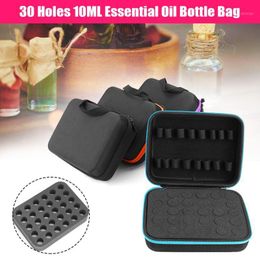 Storage Bags 30 Bottle Essential Oil Case Bag Holder For 10ML Rollers Portable Travel Carrying Organizer