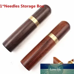 1 Pcs Wood Storage Box Sewing Needle Holder Case Embroidery Mending Needles Box DIY Sewing Tools Organizer