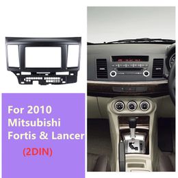 2DIN Car Stereo Frame for 2010 Mitsubishi Fortis Lancer Auto Stereo Installation Frame CD Trim Panel Fascia Dash Panel