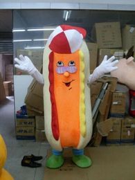 High quality Hot- Dog Mascot Costumes Halloween Fancy Party Dress Cartoon Character Carnival Xmas Easter Advertising Birthday Party Costume Outfit