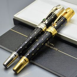 Luxury Limited Edition big barrel roller ball   fountain pen stationery office supplies top quality metal write gift pens with set box option