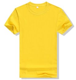 -Hotsale Yellow Men S Одежда 2021 Новый Случайные Мужские Короткими Рукав Чистый Цвет Белый Черный Красный Фиолетовый Модный Футболка Размер XS-2XL