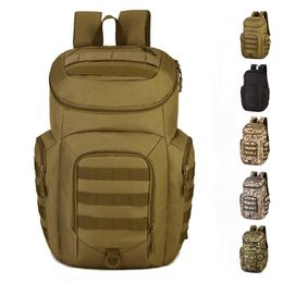 40L Waterproof Warehouse Tactical Backpack Male Outdoor Climbing Hiking Camouflage Trekking Backpack Laptop Shoulder Shoes Bags Q0721