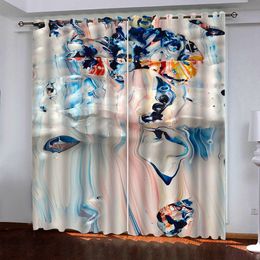 Custom 3D Photo Curtain Colour Curtains For Living Room Kids Bedroom Drapes Blinds Fashion Wall Window Cortinas Decorative