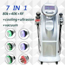 Slimming Machine Professional 80K strong ultrasonic cavitation Device liposuction slimming body shape Spa Cellulite facial cold treatment