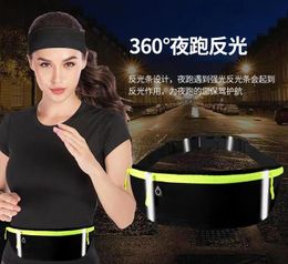 Waist Bags Outdoor Night Running Sports Multi-function Pocket Men's And Women's Contact Phone Belt Pack Waterproof Pockets