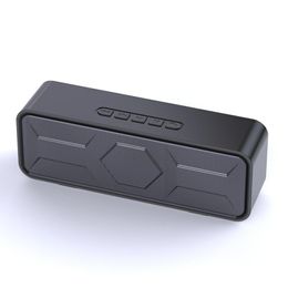 Wireless Bluetooth Speaker with USB Flash Drive TF Card FM TWS Subwoofer 6W 1200mAh 8H Playback Bass Column