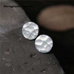 925 Sterling Silver Pendientes Charm Vintage Minimalism Birthday Gift Oorbellen Earrings for Women Jewelry