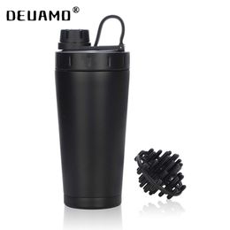 Logo Custom Protein Stainless Steel Water Cup Double Wall Vacuum Insulated Bottle Leak Proof Sport Drinkware 20oz