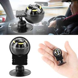 360 Degree Rotation Waterproof Vehicle Navigation Shaped Car Interior Ornaments Guide Ball Compass