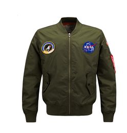 Giacca da volo aeronautica casual da uomo Plus Size 8XL Bomber da uomo Capispalla bomber da uomo di alta qualità Concise 2021 Cappotto da ricamo antivento caldo