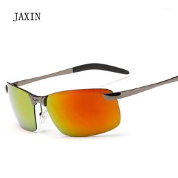 mr men Canada - Sunglasses JAXIN Fashion Men Trend Wild Handsome Sun Glasses Mr Color Plating Classic Travel Driving Goggles UV400okulary1