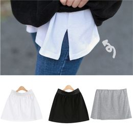 Adjustable Layering Fake Top Lower Sweep Set Skirt Half-length Splitting A Version NYZ Shop 210311