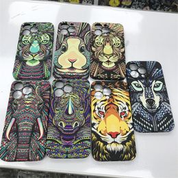 LUXO Office Animals Matte TPU Back Cover for iPhone 13 Pro Max 12 11 XR XS 7 8 6 6S Plus Luminous Soft Case