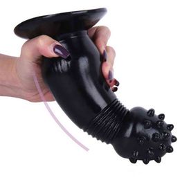 Anal toys Super Large Beads Big Dildo Sex Toys for Men Women Gay Huge Butt Plug Prostate Massage Giant Anus Dilator with Suction Cup 1125