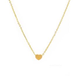 Party Favor Heart shaped initials Pendant Necklace suitable for ladies and teenagers adjustable A-Z alloy Letter necklaceT2I52541