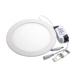 2021 Dimmable Round Led Panel Light SMD 2835 3W 9W 12W 15W 18W 21W 25W 110-240V Led Ceiling Recessed down lamp downlight + driver