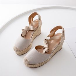 Womens natural suede leather wedge platform ultra high heel ankle strap summer pumps round toe casual sandals shoes for women
