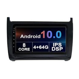 Touch Screen car dvd Android 10 GPS Navigation Player For VW POLO 2011-2018 Radio Stereo Multimedia Head Unit 9" Super Slim