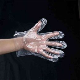100pcs/bag Plastic Disposable Gloves Food Prep for Kitchen Cooking,cleaning,food Handling Accories Jk2003