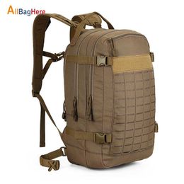 40L Camping Hiking Backpack Military Tactical Outdoor Rucksack Waterproof Oxford Army Molle System Bags Assault For Hunting Pack Q0721