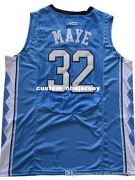 Cheap wholesale Luke Maye 32 North Carolina Sewn Customise any name number MEN WOMEN YOUTH basketball jersey