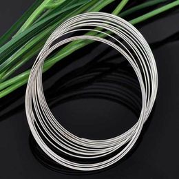 Doreenbeads 200 Loops Memory Beading Wire for Bracelet 55mm (b09062), Yiwu Q0719