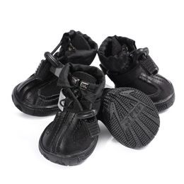 Dog Apparel Shoes For Pet Net Sport Autumn Puppy Martin Boots Non-slip Pitbull Protector