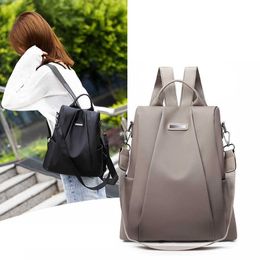 HBP Non-Brand style backpack women's fashion Korean versatile Oxford canvas schoolbag Travel women sport.0018