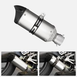 db killer universal UK - Motorcycle Exhaust System Universal Pipe Mufflers Slip On Silencers WIth DB Killer 38MM-51MM For ATV Dirt Bike Street Scooter