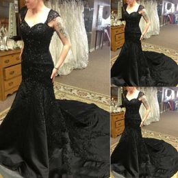 Modern New Romantic Gorgeous Mermaid Wedding Dresses Lace Princess Bridal Custom gown Made Appliques See Through