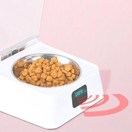 5G Induction Pet Bowl Automatic Opening Dog Bowl Prevent Cockroaches and Mouse Smart Cat and Dog Bowl Y200922