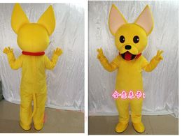 Mascot Costumes Dog Mascot Costume Clothing Dog Mascot Costume Fancy Dress Suit Cartoon Apparel Gift for Halloween party