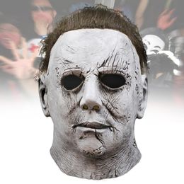 2018 Movie Horror Michael Myers Mask Cosplay Adult Latex Full Face Helmet Halloween Party Scary Props toy