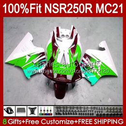 Injection OEM For HONDA NSR250R NSR 250 R MC21 PGM3 103HC.237 green red hot NSR 250R NSR250 1990 1991 1992 1993 NSR250RR 90 91 92 93 Fairing