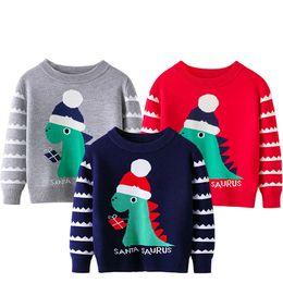 Toddler Girl Winter Clothes Winter Boy Girl Long Sleeve Knitted Sweater Children Christmas Jumper Boys Girls Warm Sweater 3-7T Y1024